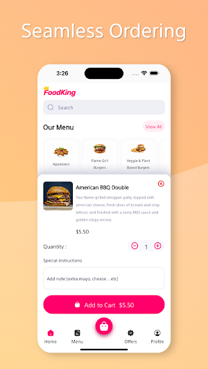 FoodKing - Restaurant & Coffee Screenshot 2