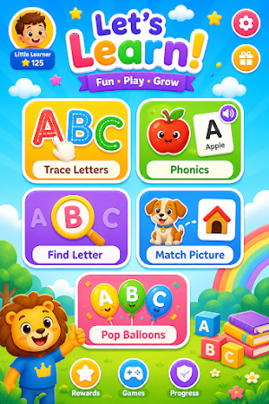 ABC Learning App for Kids Screenshot 0