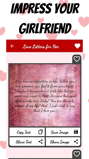 Love Letters & Love Messages - Share Flirty Texts Screenshot 3