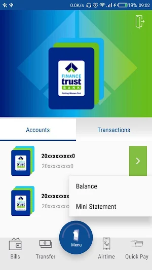 Finance Trust Bank Screenshot 1