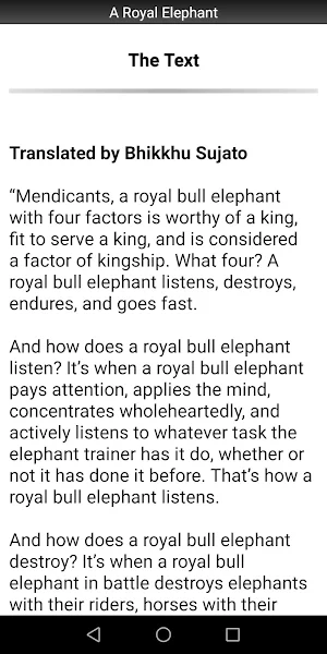 A Royal Elephant - Buddhism Screenshot 1