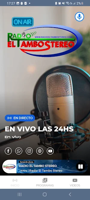 Radio El Tambo Stereo HD Screenshot 1