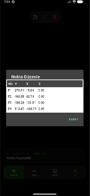 Coordinate Survey Screenshot 3