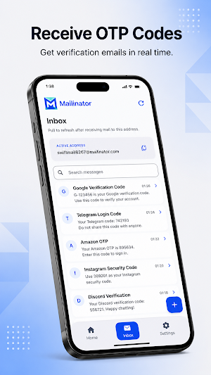 Mailinator: Verification Email Screenshot 1