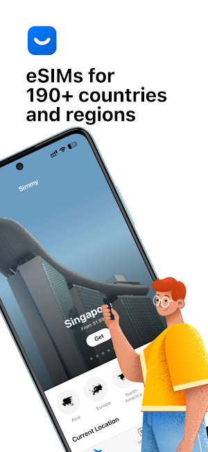 Simmy | Prepaid eSIM from 1.99 Screenshot 0