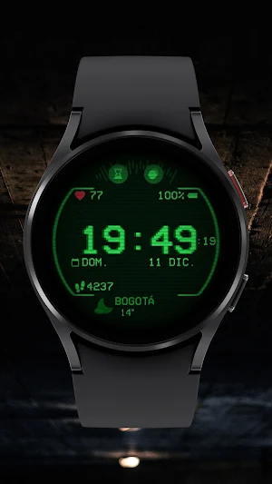 VCR Digits Watch Face Screenshot 2