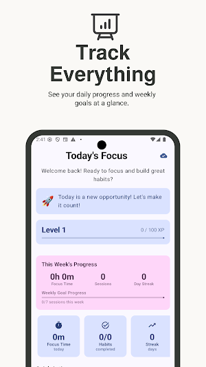 ZenTrack: AI Habits & Focus Screenshot 1
