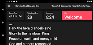 Presenter Stage Display Screenshot 2