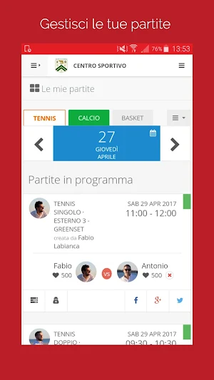 Tennis Club Parioli Screenshot 2