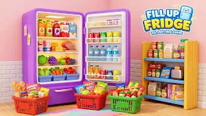 Fill Up Fridge Satisfying Game Screenshot 3