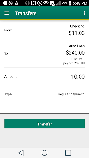 Riegel Federal Credit Union Screenshot 2