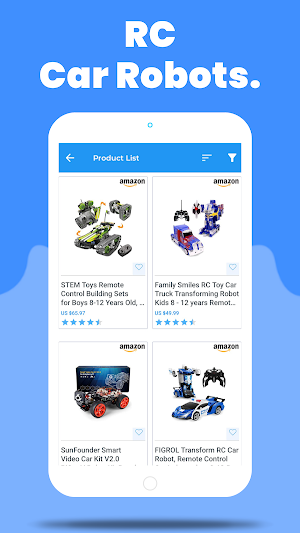 Robot toys shopping Screenshot 3