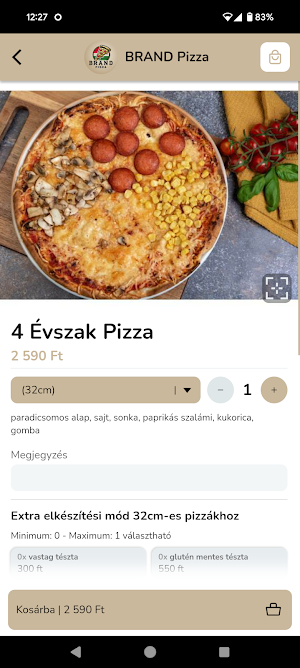 BRAND Pizza Screenshot 2