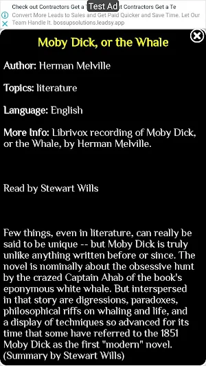 Audiobooks Collection - Copyright free Screenshot 3