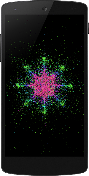 Particle Live Wallpaper n Play Pro Screenshot 1