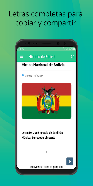 Himnos de Bolivia Screenshot 1