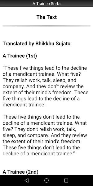 A Trainee - Buddhism Screenshot 1