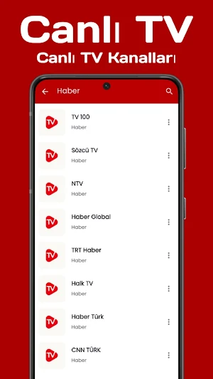 Canlı TV - Türk Kanalları izle Screenshot 3