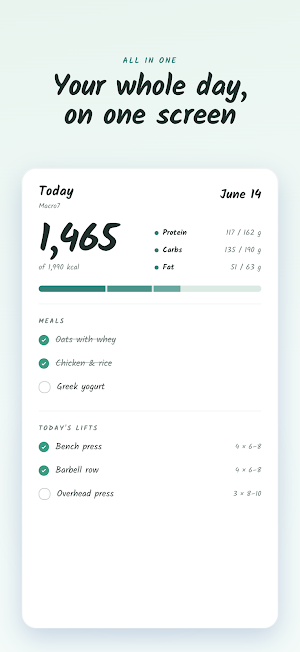 Diet & Workout Tracker: Macro7 Screenshot 0