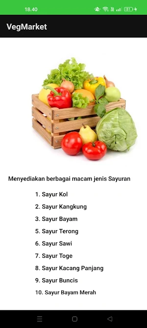 VegMarket Screenshot 2