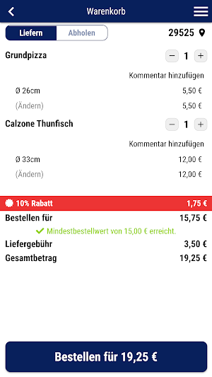 City Pizza Uelzen Screenshot 1