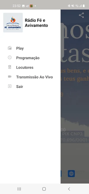 Rádio Fé e Avivamento Screenshot 3