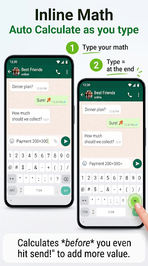 Inline Math: Auto Calculator Screenshot 0