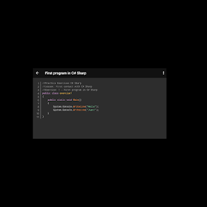 Practice Exercises C# Sharp Screenshot 3