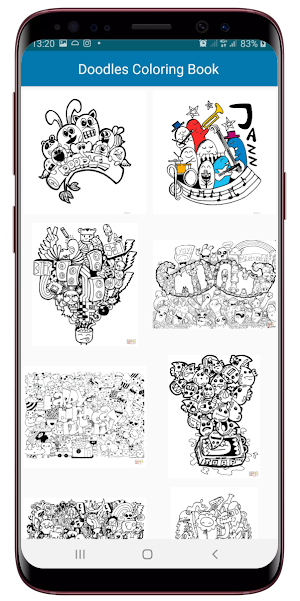 Doodles Coloring Book Screenshot 1