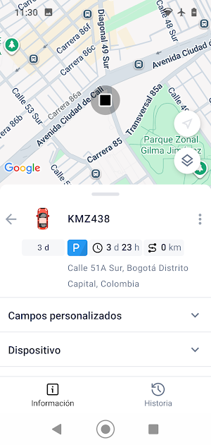 Datatrack GPS Screenshot 1