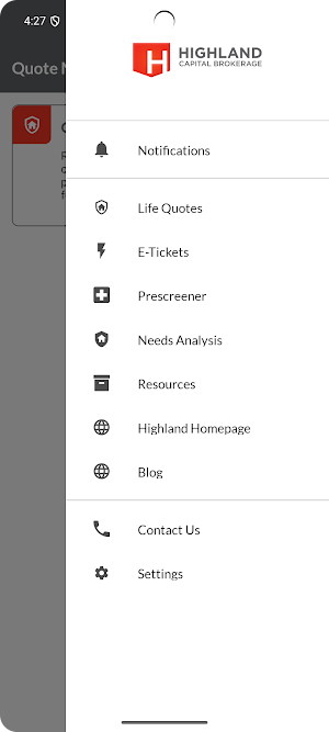 Life Insurance Quotes Engine Screenshot 1