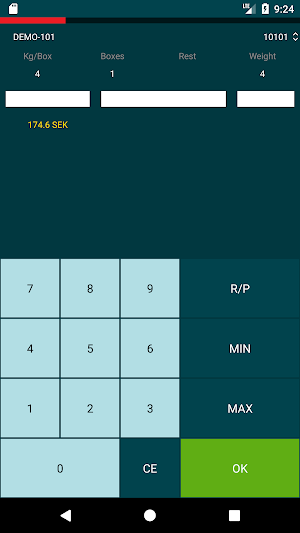 Pefa Auction Clock Screenshot 1