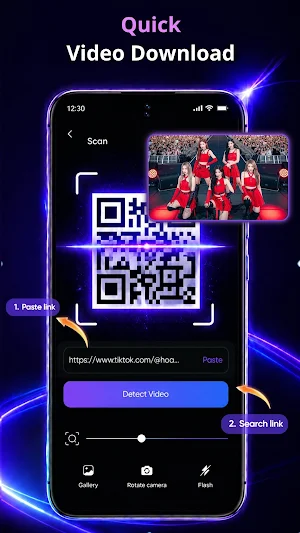 Video Downloader & 4K Player Screenshot 1