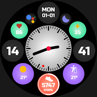 Nighty Hybrid 05 - watch face