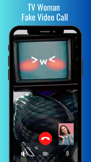 TV Woman Fake Video Call Screenshot 3