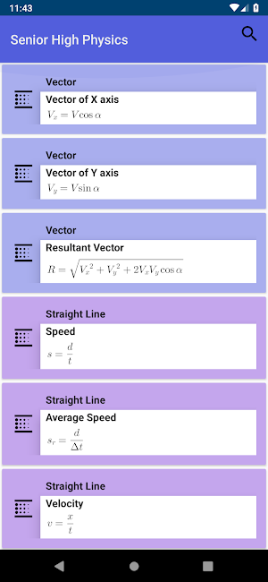 Senior High Physics Screenshot 0