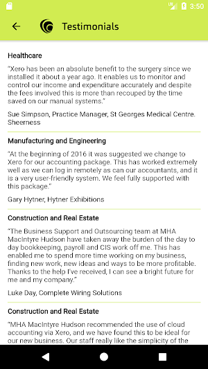 MHA MacIntyre Hudson Screenshot 2