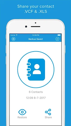 Contacts Backup - Contact Transfer & Recovery Screenshot 1