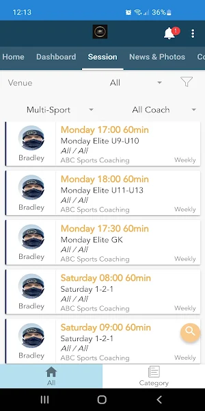 ABC Sports Coaching Screenshot 2