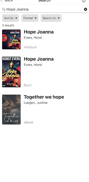 Bibliothek Gera Screenshot 2