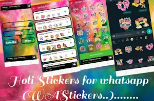 Holi Stickers For Whatsapp - (WAStickers) Screenshot 0