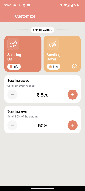 Easy Auto Scroll Up & Down Screenshot 1