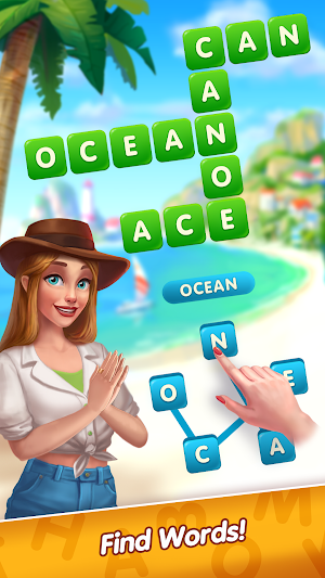 Travel Words: Connect Words Screenshot 0