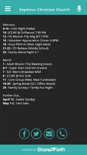 Seymour Christian Church Screenshot 1