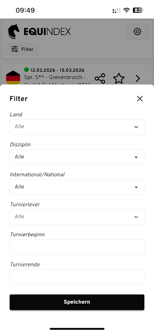 Equindex - Equestrian App Screenshot 2