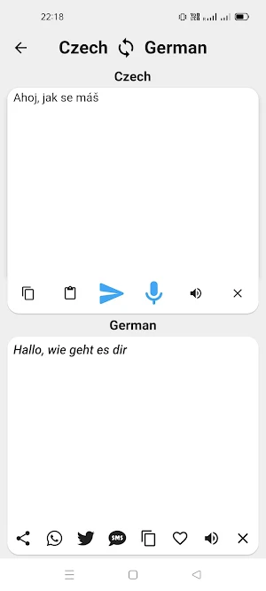 Czech To German Translator Screenshot 1