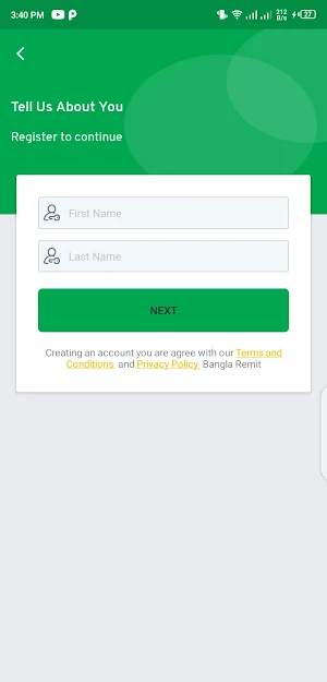 Barakah Money Transfer Screenshot 1