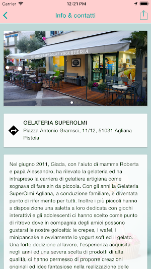 Gelateria Superolmi Agliana Screenshot 1