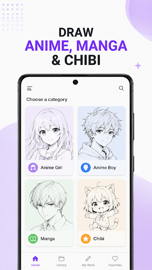 AR Drawing: Trace & Draw Anime Screenshot 2