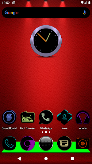 Black and Colors Icon Pack Screenshot 0